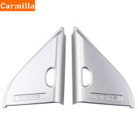 Carmilla 2PcsSet ABS Car A Pillar Interior Frame Cover Trim Sticker for Nissan Kicks 2017 2018 2019   Accessories