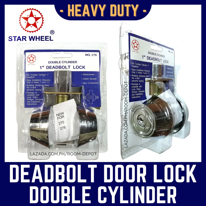 Starwheel Double Cylinder Deadbolt 1 Original Heavy Duty Security Protection Sliding Gate Lock Set For Main Starwheel Double Cylinder Deadbolt 1, Stanley Sliding Door Lock