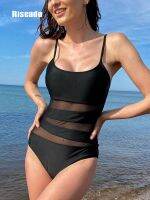 ✌₪❧ Black One Piece Swimsuit Tummy Control Black One Piece Swimsuit Mesh - Black - Aliexpress