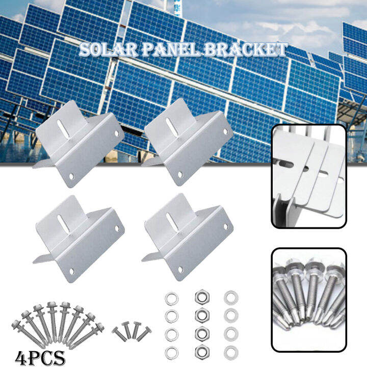 KPL Aluminium Solar Panel Z Bracket Solar Panel Mounting Mounts for RV ...