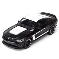 Maisto 1:24 Ford Mustang Boss 302รถสปอร์ตรถหล่อแบบคงที่โมเดลรถของเล่นของสะสม