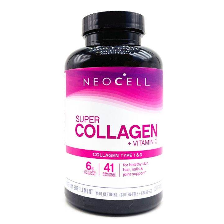 NEOCELL! Super Collagen +Vitamin C & Biotin 250 tablets -Mind Booster ...