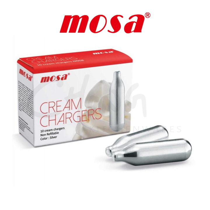 [Wholesale] MOSA Cream Charger, Box Of 10 [ Whipped N2O ] Lazada Singapore