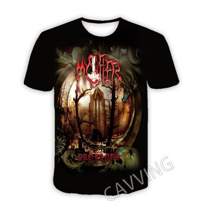 MYSTIFIER Rock 3D พิมพ์ Casual แฟชั่นเสื้อยืด Hip Hop Tee เสื้อ Harajuku สไตล์ Tops เสื้อผ้าแฟชั่นสำหรับผู้หญิง/ผู้ชาย