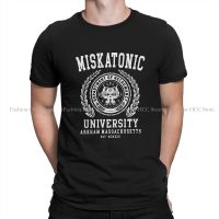 Cthulhu Lovecraft Crewneck Original เสื้อยืด MISKATONIC UNIVERSITY ที่โดดเด่น Homme T เสื้อ Hipster Tops 6XL คุณภาพสูง