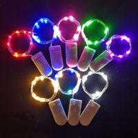 ZZOOI 20pcs 2M 5M LED String Lights Silver Wire Christmas Garlands Festoon Led Fairy Lights Christmas Decorations for Home Room Tree
