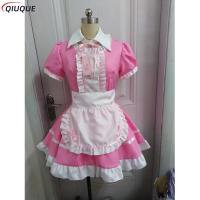 Women Maid Outfit Sweet Gothic Lolita Dresses Anime K-ON! Cosplay Costume Apron Dress Uniforms Plus Size Halloween Costumes