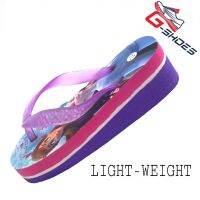 [G-SHOES] Ready Stock Kids Girls Frozen and Foam Thick Flip Flop Sandals Slippers