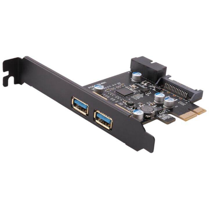 pci-e-1x-to-usb-3-2-gen1-usb3-2-type-c-front-adapter-card-2-ports-type-c-type-a-expansion-card-expansion-card