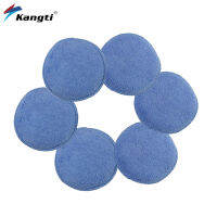 6Pcs 5 Inch Car Wax Sponge Car Cleaning Vehicle Accessories Foam Applicator Dust Remove Auto Care Polishing Pad Detailing