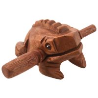 ；。‘【 Wooden Lucky Frog Toy Animal Money Frog Clackers Kids Musical Instrument Percussion Toy Gift Children Toys Gift