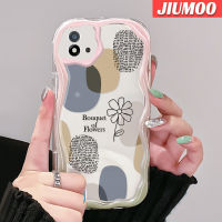 JIUMOO เคสสำหรับ Realme C20 C20A C11 C11 2020 Narzo เคส50i แบบเรียบง่ายเคสเนื้อครีมนิ่มกันกระแทกแบบเคสโทรศัพท์โปร่งใส TPU ป้องกันการตกหล่นเลนส์กล้องถ่ายรูปฝาครอบป้องกัน