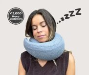 Travel Neck Pillow U-Shaped Memory Cotton Neck Pillows Massage Neck Pillow