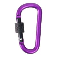 【SALE】 sancthesriwa1970 Outdoor Camping Climbing Carabiner D-Shaped With Nut Hanging Buckle Buckle Aluminium Alloy Nut Buckle Fast Hanging