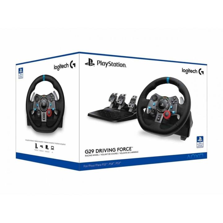 Logitech G29 Driving Force Racing Wheel  Pedals (Shifter sold seperately  or by bundle) Lazada