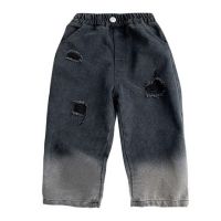 Boys Jeans Solid Color Childrens Jeans Boy Spring Autumn Kids Jeans Casual Style Childrens Jeans Clothes