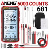 ANENG 681 Rechargable Digital Professional Multimeter Non-contact Voltage Tester AC/DC Voltage Meter Touch Screen Current Tester Electrical Trade Tool