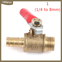 [Hillarys] ข้อต่อท่อทองเหลืองทรงกลม1/4 "3/8" 1/2 "BSP อะแดปเตอร์ท่อข้อต่อเกลียวตัวผู้