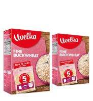 ART 916   UVELKA Krupka  Крупка гречневая 5х80 г Fine Buckwheat (5х80g)