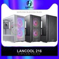 Lian Li LANCOOL 216สนับสนุน360X2ระบายความร้อนด้วยน้ำ4090 4080 GPU การ์ด16Cmx2แฟนๆ14Cmx1ตู้เก็บของที่แข็งแกร่งมาก