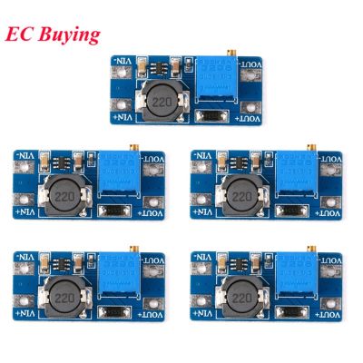 【YF】❒✗♠  5pcs/1pc MT3608 DC-DC Adjustable Boost Module up Converter 2V-24V to 5V 9V 12V 28V Booster