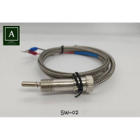 ถูกสุด! MODEL: SW-02 THERMOCOUPLES สายเทอร์โมค็อปเปิ้ล type: K  สายยาว 2เมตร/3เมตร สินค้าคุณภาพพร้อมส่ง dm,