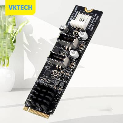 [Vktech] M.2 MKEY PCI ไปยัง USB 3.0 PCI M.2ด่วน PCIE ตัวยกขยายได้ทนต่อการสึกหรอแผงวงจร Type C PC Windows อะแดปเตอร์สำหรับคอมพิวเตอร์
