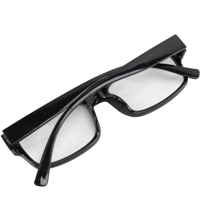 black-rectangle-plastic-frame-clear-lens-glasses