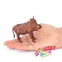 Monkey Toys - โมเดลสัตว์ Boar หมูป่า ขนาด 10.00 CM (จากหาดใหญ่)