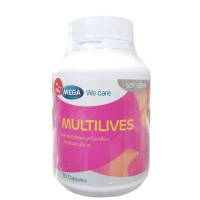 MEGA Multilives สารสกัดจากจมูกถั่วเหลือง กระปุก 30 แคปซูล MEGA Multilives 大豆胚芽 30 粒