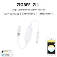 Tuya ตัวควบคุมแถบไฟ Led อัจฉริยะสำหรับ Echo Plus/Smartthings 12V 24V 5050 Rgbw/Rgbcw/cct /Dimmer