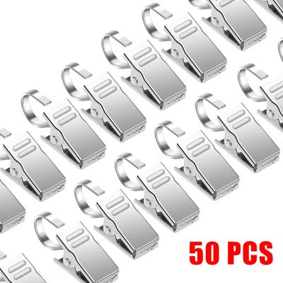 Set Curtain Clips Household Curtain Hooks Decoration Wire Holder For Hanging Photos Kit Stainless Steel Durable
