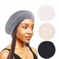 【YD】 Womens Knit Beret Cap Fashion Hat Elastic Color Ladies Outdoor Warm Beanie