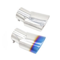 Car Rear Exhaust Tail Muffler Throat For Honda CRV Cr-V 2012 2013 2014 2015 Round Stainless Steel Car Accessories Styling