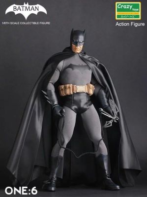 CRAZY TOYS Batman v Superman 12-inch joint super movable Batman black version figure 【APR】