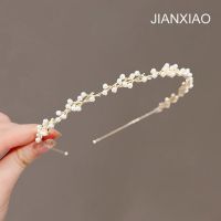 Vivienne Westwood High-end Jian Xiaos temperament sweet pearl headband 2022 new summer high-end style simple headband hair accessories