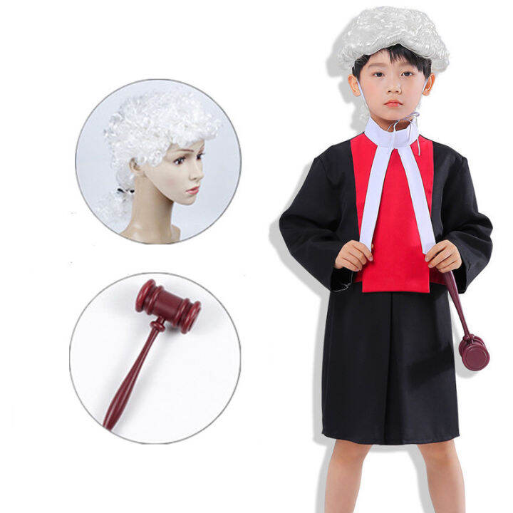Judge Costume for Kids Judge Kids Set Judge Costume Accessories