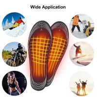 [A Like] USB Heated Shoe Insoles Electric Foot Warming Pad Feet Warmer Sock Mat Winter Outdoor Sports Heating Warm