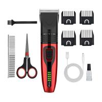 Dog Clippers Low Noise Professional Dog Grooming Clippers Rechargeable Cordless Quiet Dog Grooming Kit for Dogs Cats Pet