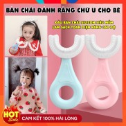 Bàn chải chữ U thiết kế thông minh giúp bé dễ dàng chả sạch răng miệng