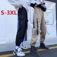 CODkuo0186 New 2019 side pocket work pants cargo pants straight baggy casual pants multi-pocket work pants cargo pants military pan