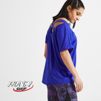 เสื้อยืดผู้หญิงสำหรับการออกกำลังกายแบบคาร์ดิโอ เสื้อยืด Womens Loose Fitness T-Shirt