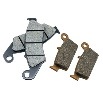 Motorcycle Front and Rear Brake Pads Disc Brake Pads for YZ125 YZ250 YZ450 YZ450F 2003-2007 WR250F 2003-2018