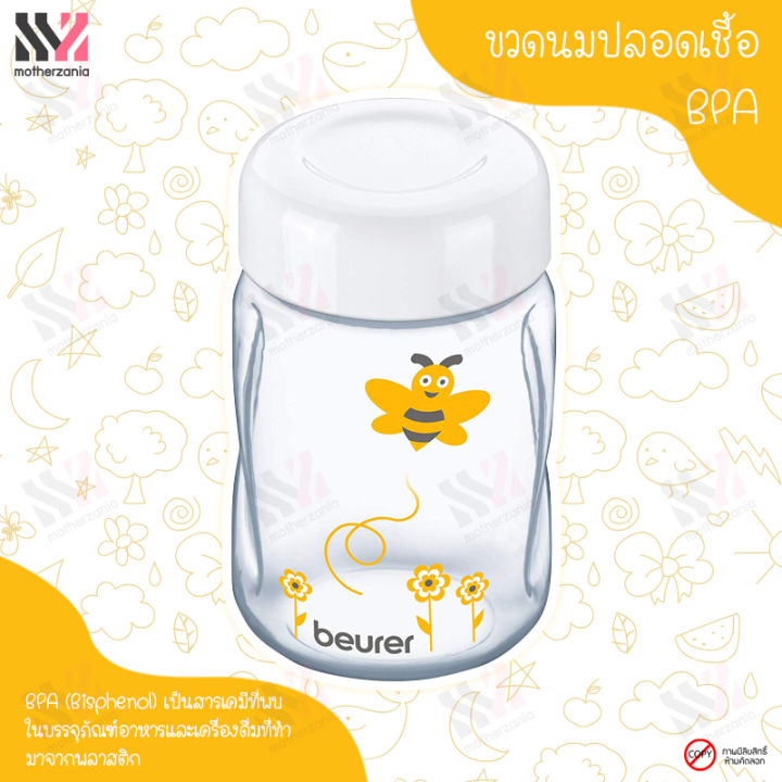 beurer-เครื่องปั๊มนมไฟฟ้า-แบบคู่-by70-dual-electric-breast-pump-แถมฟรี-กระเป๋าพกพา-ปั๊มได้ทั้งระบบไฟฟ้า-และปั้มมือ-bpa-free-ที่ปั๊มนมไฟฟ้า