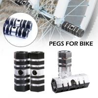 1 Pair Bike Pegs Anti Skid Lead Foot Rest Pegs Mountain Road Cycling Bicycle Front Rear Stunt Pegs Bicycle Accessories