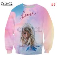 2023 NewHXTaylor Swift Singer 3D ล่าสุดพิมพ์เสื้อยืดผู้ชายและผู้หญิงเสื้อยืดแขนยาวลำลอง