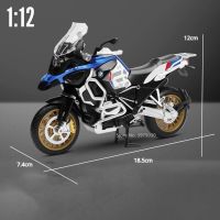 1:12 BMW R1250 GS Alloy Scale รถจักรยานยนต์รุ่นของเล่นจำลอง Static รถจักรยานยนต์รุ่นล้อ Suspension Collection สำหรับเด็ก