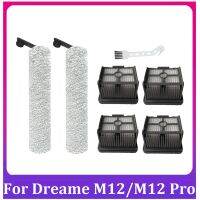 อะไหล่ชุดสำหรับ Dreame M12M12 Pro Washable Hepa Filter แปรงหลักเครื่องซักผ้าชั้นเครื่องดูดฝุ่น Cleanner