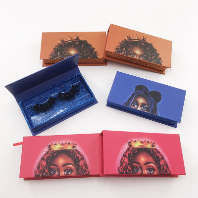 Wholesale False Eyelash Packaging Fashion New Empty Eyelash Packaging Box Rectangle Magnetic Box