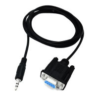 DB9 9 Pin VGA female cable ,DB 9 Female to TRS 3.5mm (1/8in) TRS Stereo Male Serial Data Cable-6 Feet